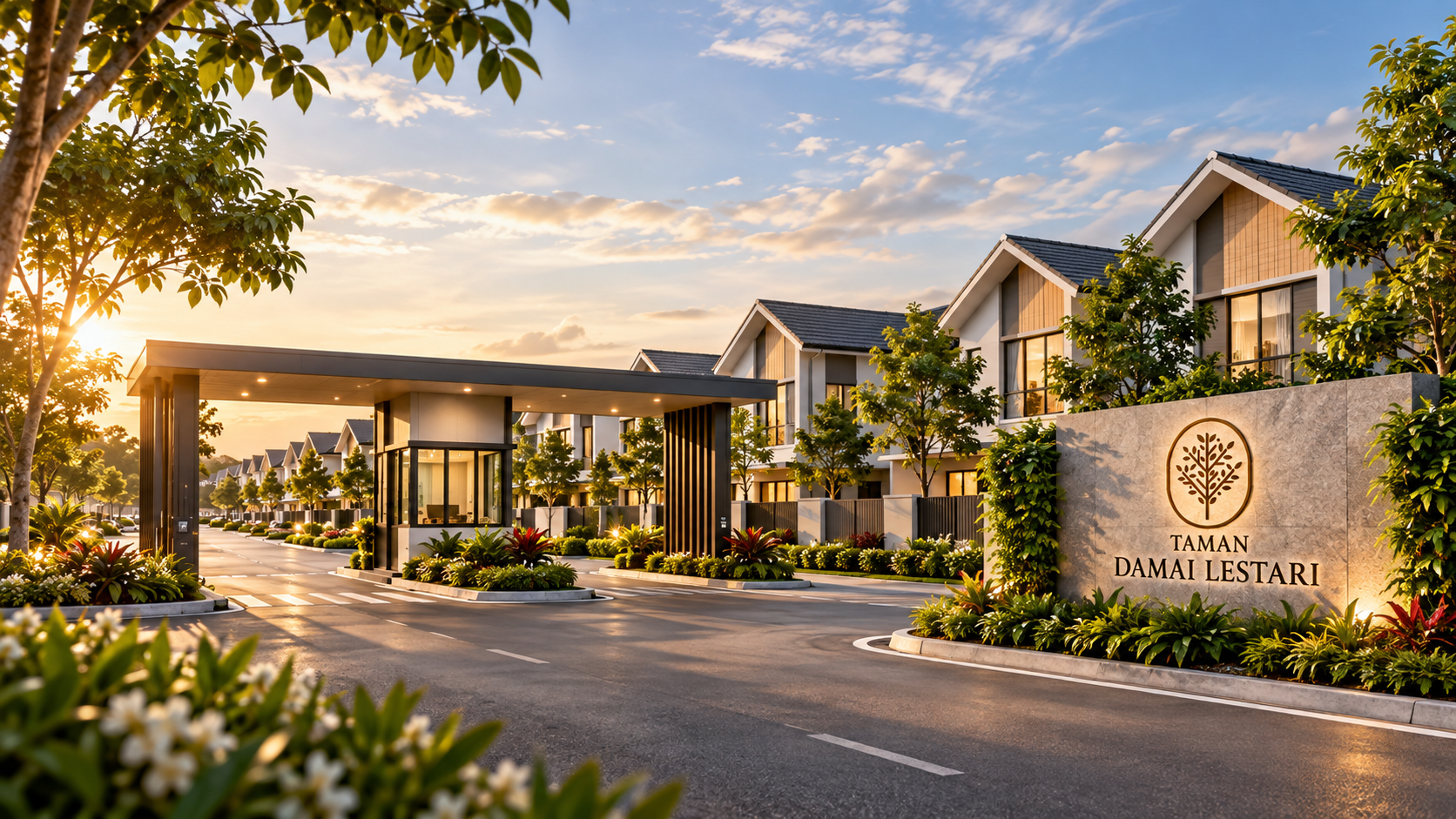 Contemporary homes at Damai Lestari Bertam