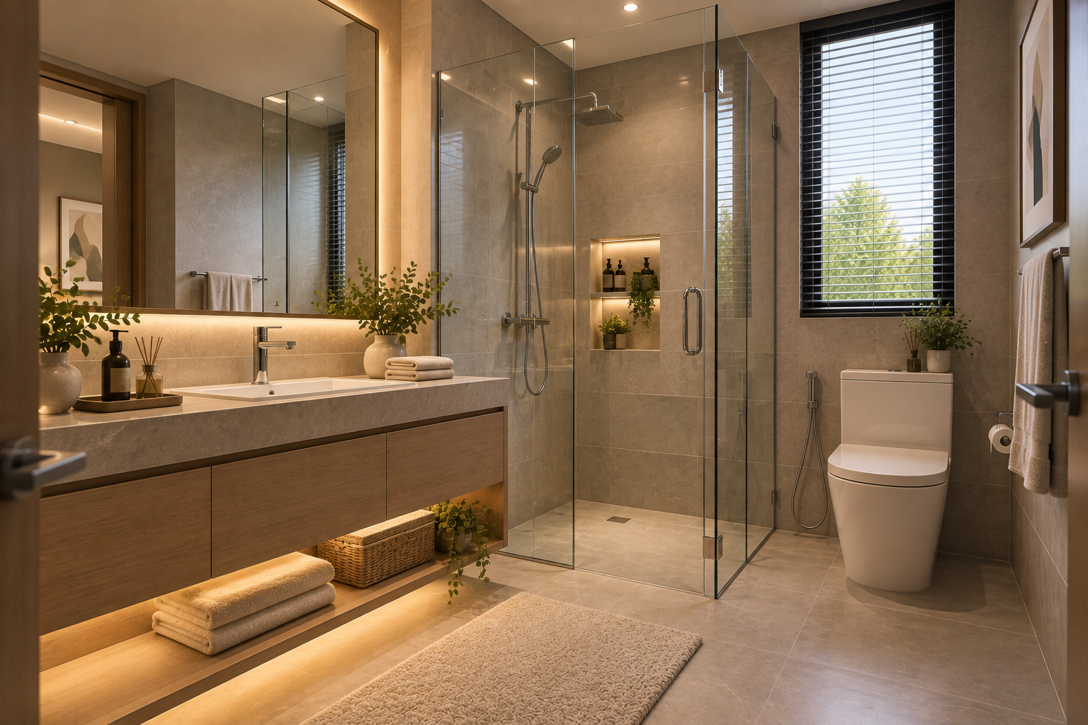 Anggun master bathroom